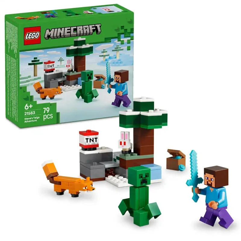 Minecraft® 21583 Steve y la aventura en la taiga