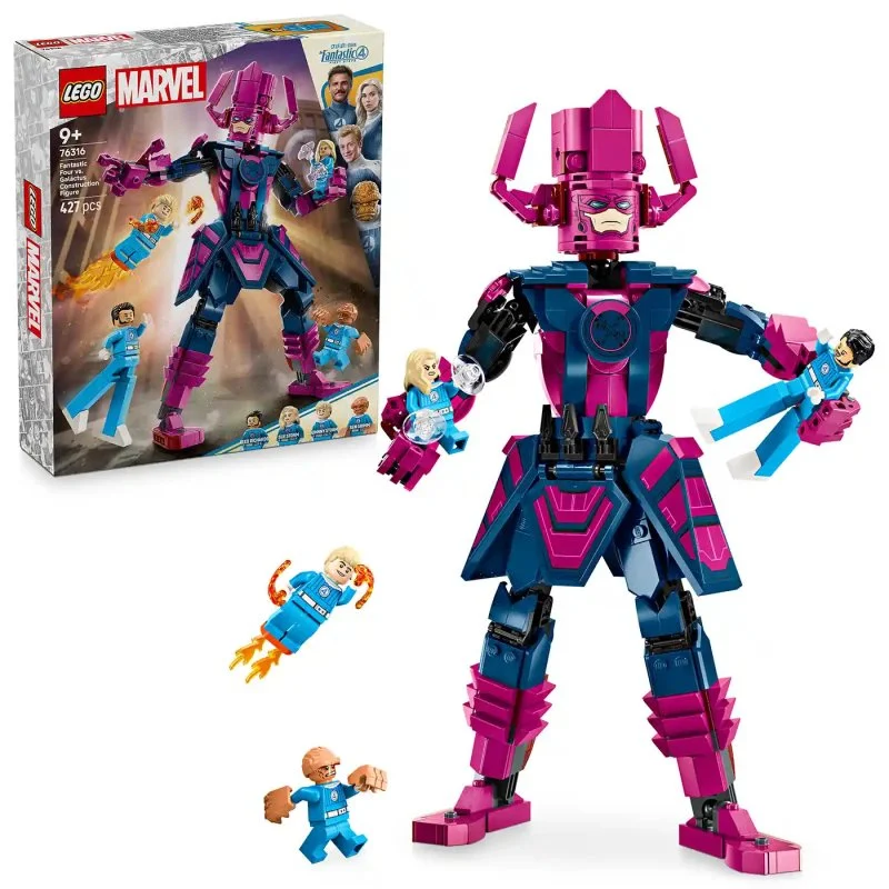 ǀ Marvel 76316 Los 4 Fantásticos vs. figura para construir de Galactus