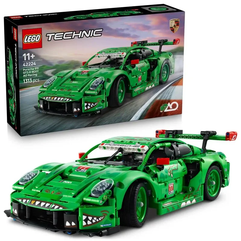 Technic 42224 Coche Porsche 911 GT3 R REXY AO Racing