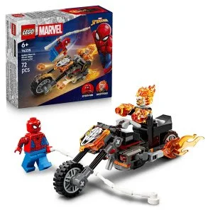 LEGO® ǀ Marvel 76335 Spider-Man vs. Ghost Rider en moto