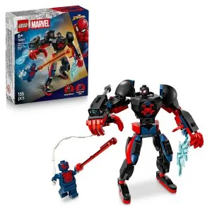 LEGO® ǀ Marvel 76337 Robot de Miles Morales vs. Spider-Man 2099