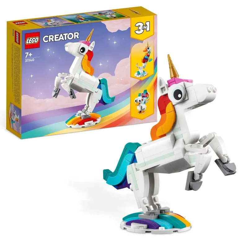 Creator 3 en 1 31140 Unicornio mágico