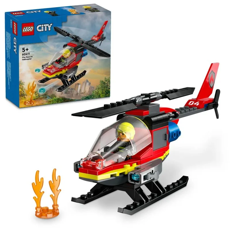 City 60411 Helicóptero de rescate de bomberos