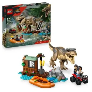 LEGO® Jurassic World 76975 T. rex y huida por el río