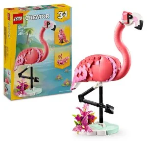 LEGO® Creator 3 en 1 31170 Animales salvajes: Flamenco rosa