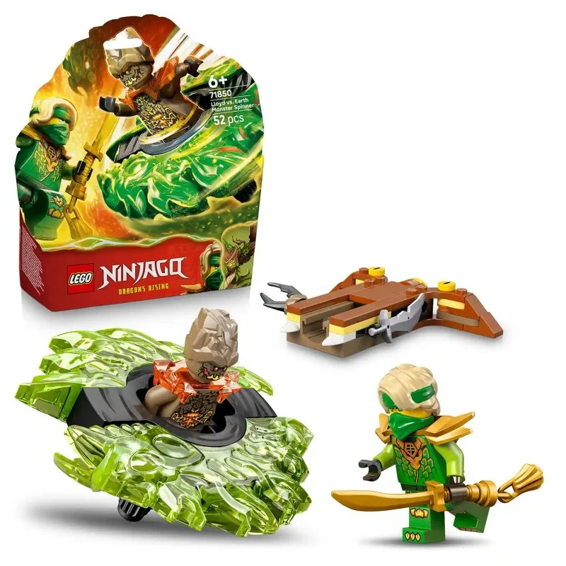 NINJAGO® 71850 Lloyd vs. el spinner del monstruo de la tierra