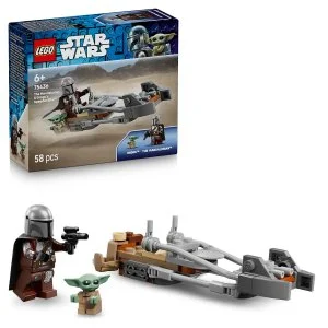 LEGO® Star Wars™ 75436 El Mandaloriano y Grogu y moto speeder