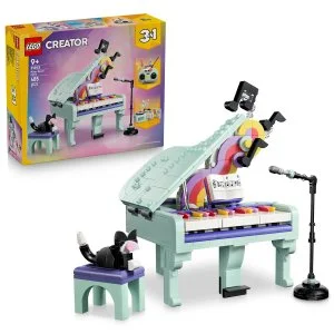 LEGO® Creator 31392 Decoración musical: Piano con gato