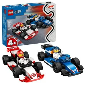 LEGO® City 60464 Coches de carreras de F1® de Williams Racing y Haas F1®