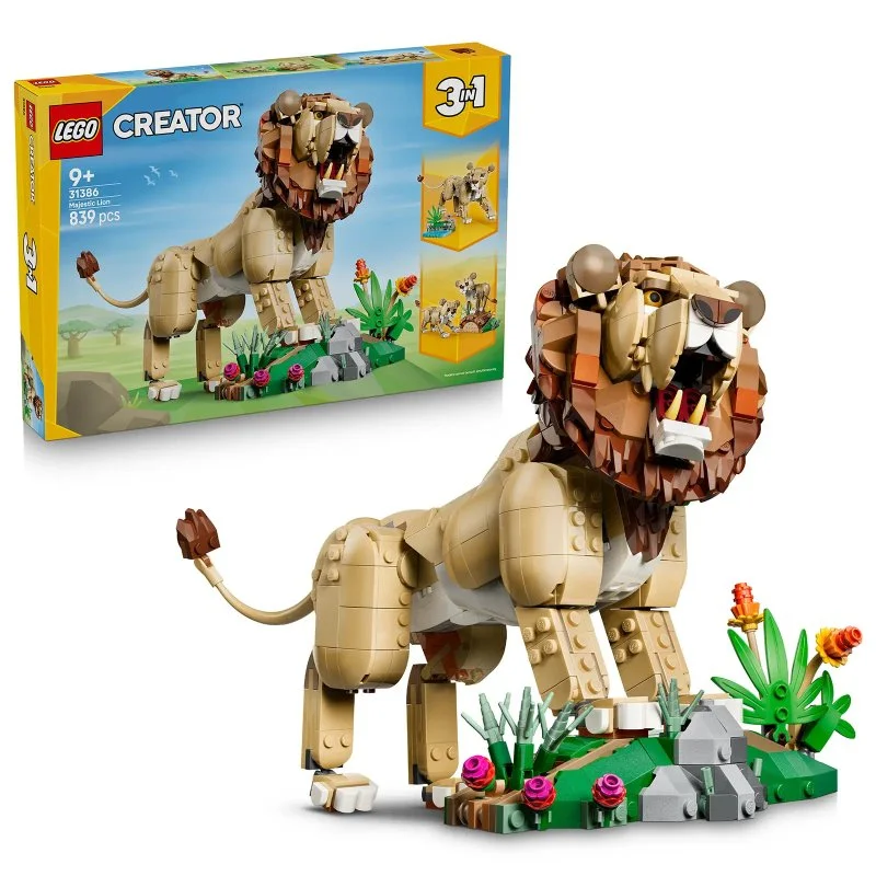 Creator 31386 Animales salvajes: León majestuoso