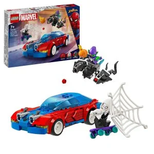 LEGO® Marvel 76279 El coche de carreras de Spider-Man y el Duende Verde de Venom