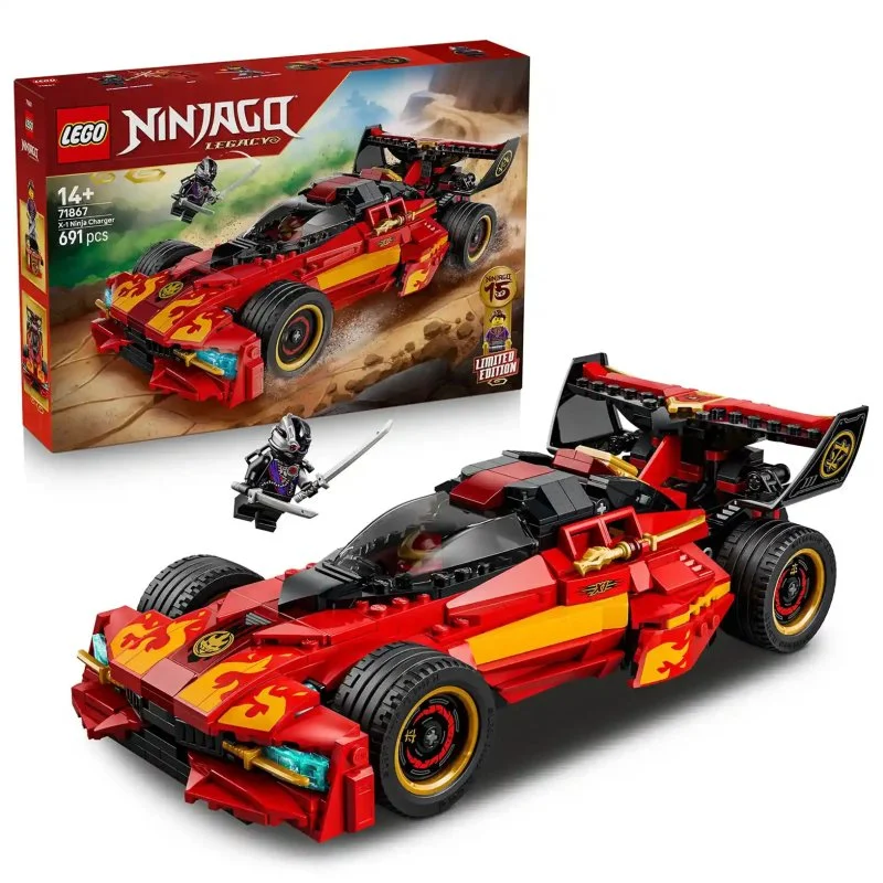 NINJAGO® 71867 Bólido rojo de Kai: 15 años de NINJAGO
