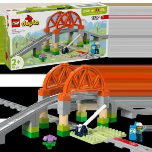 LEGO® DUPLO® 10426 Puente y vías de tren – set de ampliación