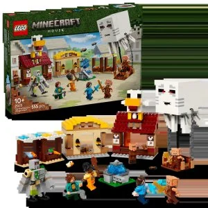 LEGO® Minecraft® 21273 Globo con forma de rape y ataque a la aldea
