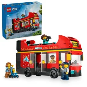 LEGO® City 60407 Autobús turístico de dos pisos rojo