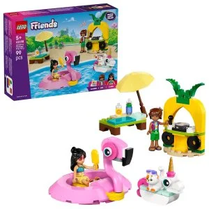 LEGO® Friends 42658 Diversión en la piscina con unicornio y flamenco
