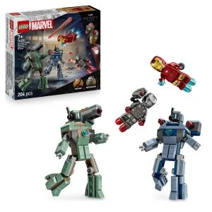 LEGO® ǀ Marvel 76320 Iron Man y Máquina de Guerra contra Drones de Hammer