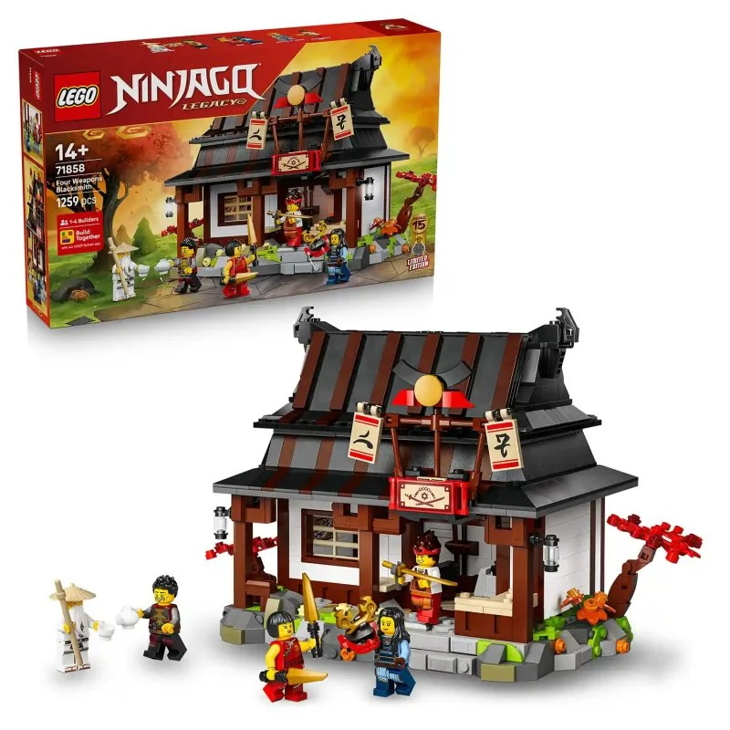 NINJAGO® 71858 Herrería de las Cuatro Armas: 15 años de NINJAGO