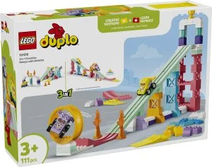 LEGO® DUPLO® 10478 Rampas creativas con coches de juguete 3 en 1