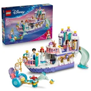 LEGO® Disney 43299 El barco de Ariel y la boda real