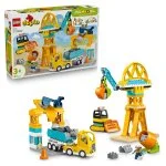 DUPLO® 10476 Obra de construcción y vehículos 3 en 1