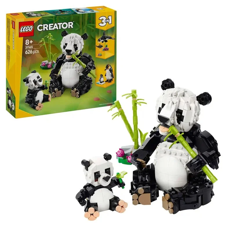 Creator 3 v 1 31165 Divoká zvířata: Pandí rodinka