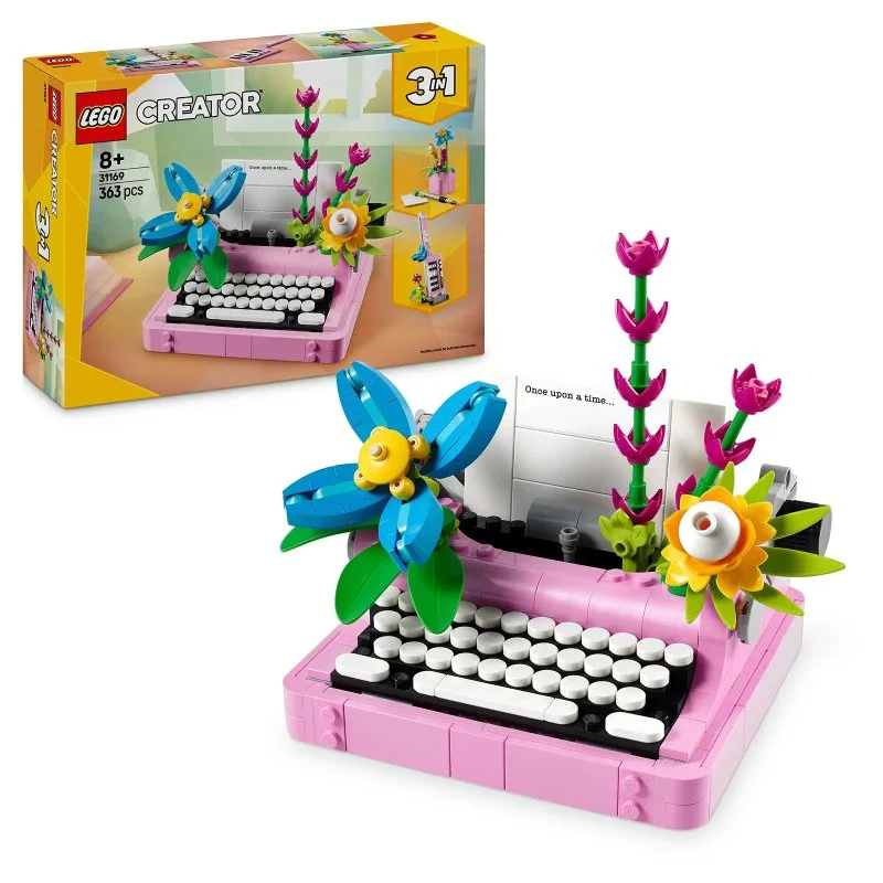 Creator 3 v 1 31169 Psací stroj s květinami