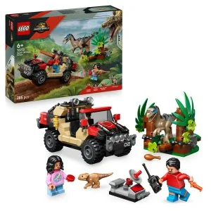 LEGO® Jurassic World 76972 Escape del raptor en un coche todoterreno