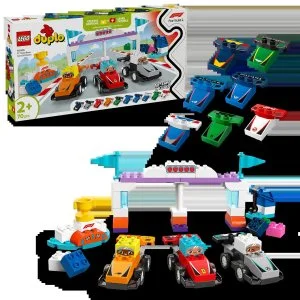 LEGO® DUPLO® 10445 Coches de carreras y pilotos del equipo de F1®