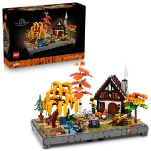 LEGO® Icons 11372 Cabaña y jardín de otoño