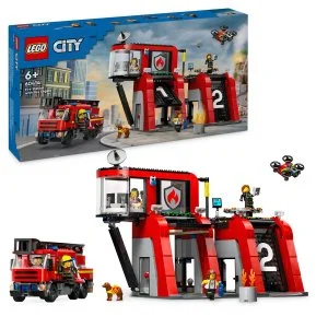 LEGO® City 60414 Estación de bomberos con camión de bomberos