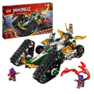 NINJAGO® 71820 Equipo de ninjas y vehículo combinado