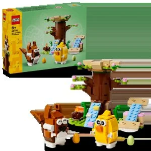 LEGO® Iconic 40709 Parque de juegos primaveral para animalitos