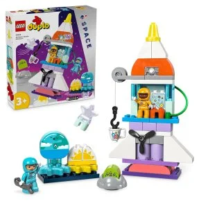 LEGO® DUPLO® 10422 Aventura espacial con transbordador espacial 3 en 1