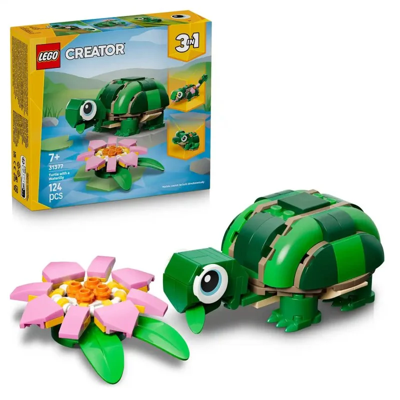 Creator 3 en 1 31377 Tortuga con nenúfar