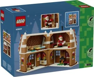 LEGO® 40809 Casita de jengibre navideña, regalo de Navidad para niños