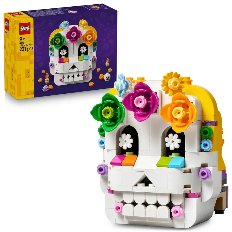 40811 Altar de los Muertos, calavera decorativa para celebrar el Día de los Muertos