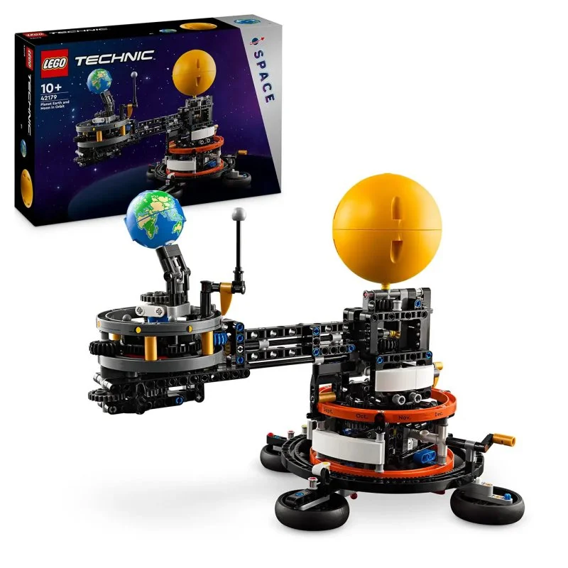 Technic 42179 Planeta Tierra y Luna en órbita