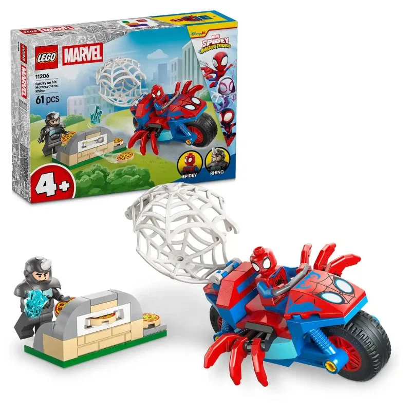 Marvel 11206 Spidey en moto vs. Rhino