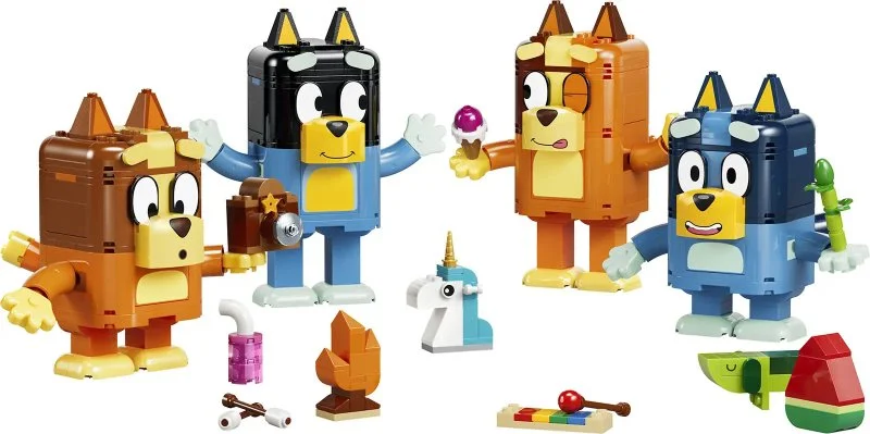 Bluey 11217 Bluey y su familia de bloques