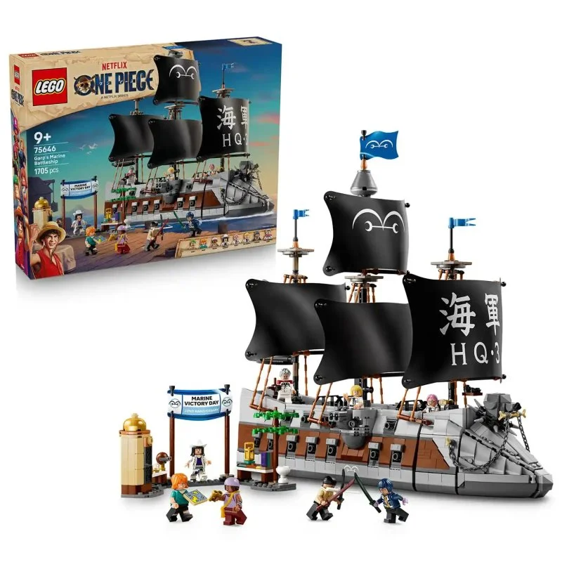ONE PIECE 75646 Buque de guerra de la Marina de Garp