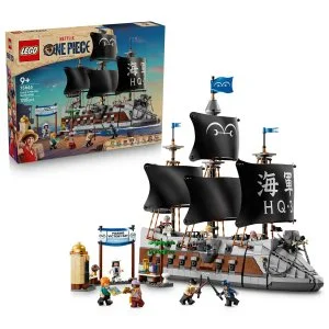 LEGO® ONE PIECE 75646 Buque de guerra de la Marina de Garp