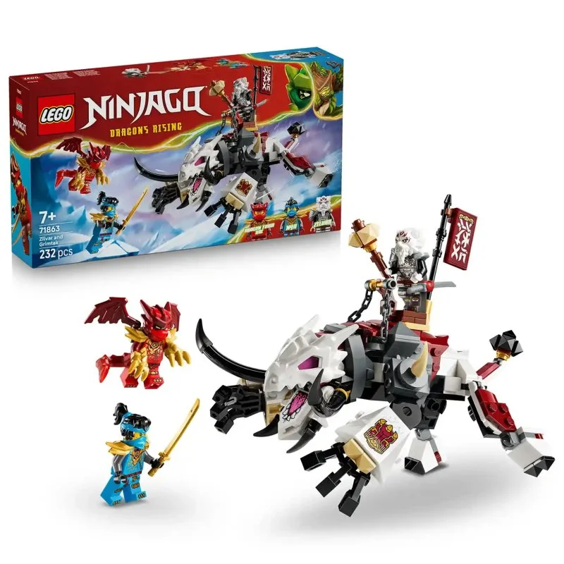 NINJAGO® 71863 Zilvar y la Bestia Dragón Grimtak