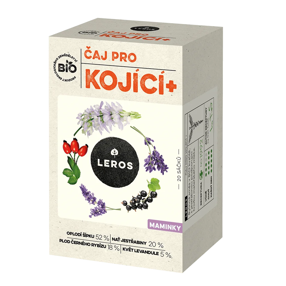 LEROS Té para madres lactantes BIO - bolsitas de infusión (20 x 2 g) - apoyo a la producción de leche materna
