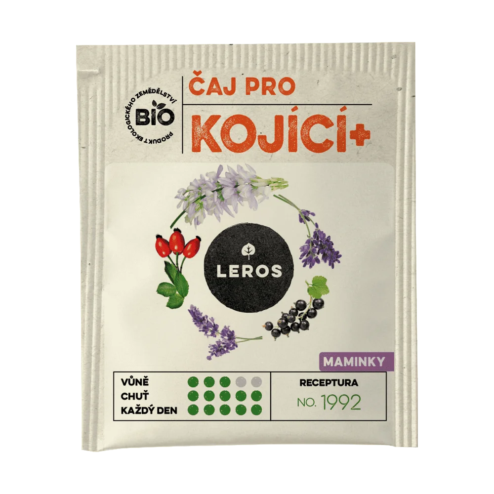 LEROS Té para madres lactantes BIO - bolsitas de infusión (20 x 2 g) - apoyo a la producción de leche materna