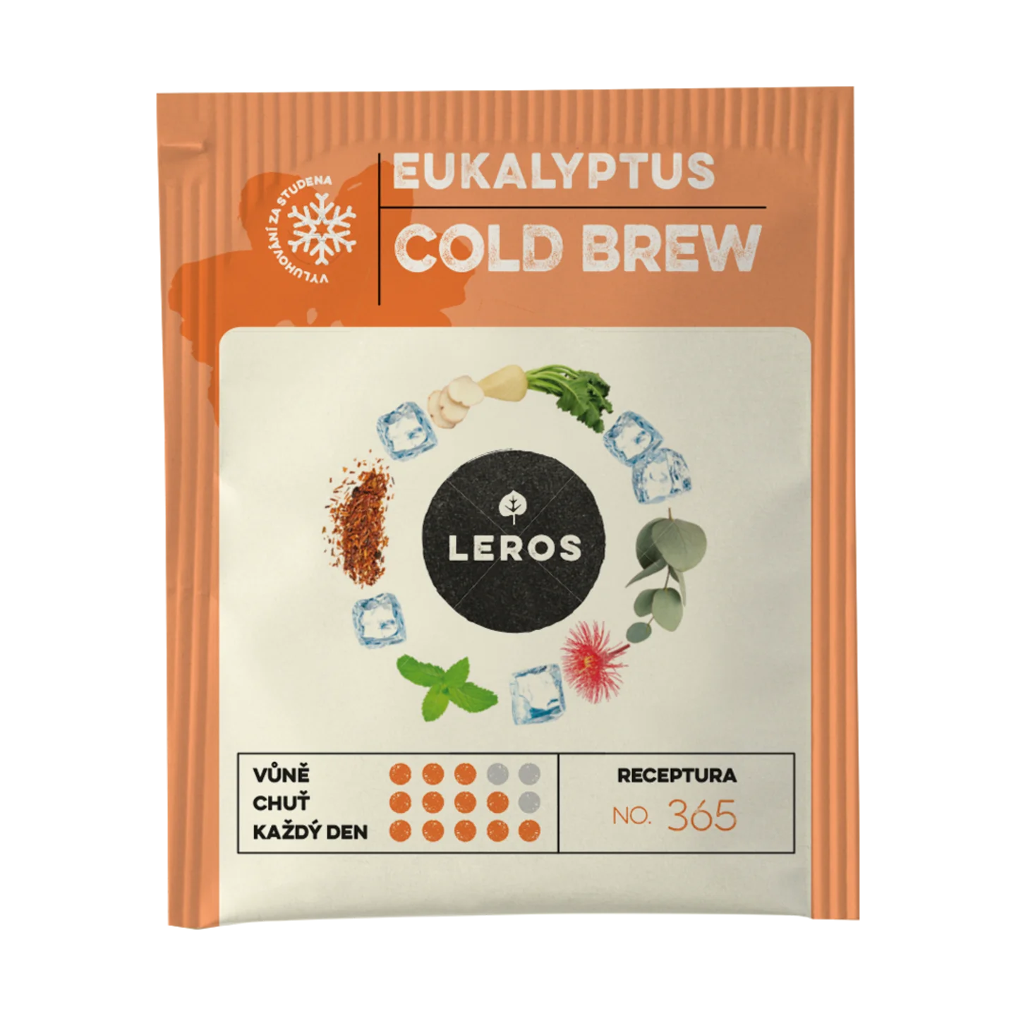 LEROS Mezcla de hierbas Eucalipto Cold Brew - bolsitas de infusión (20 x 1,8 g) - para preparar té helado