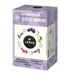 LEROS Mezcla de hierbas Lavanda Cold Brew - bolsitas de infusión (20 x 1,2 g) - para preparar té helado