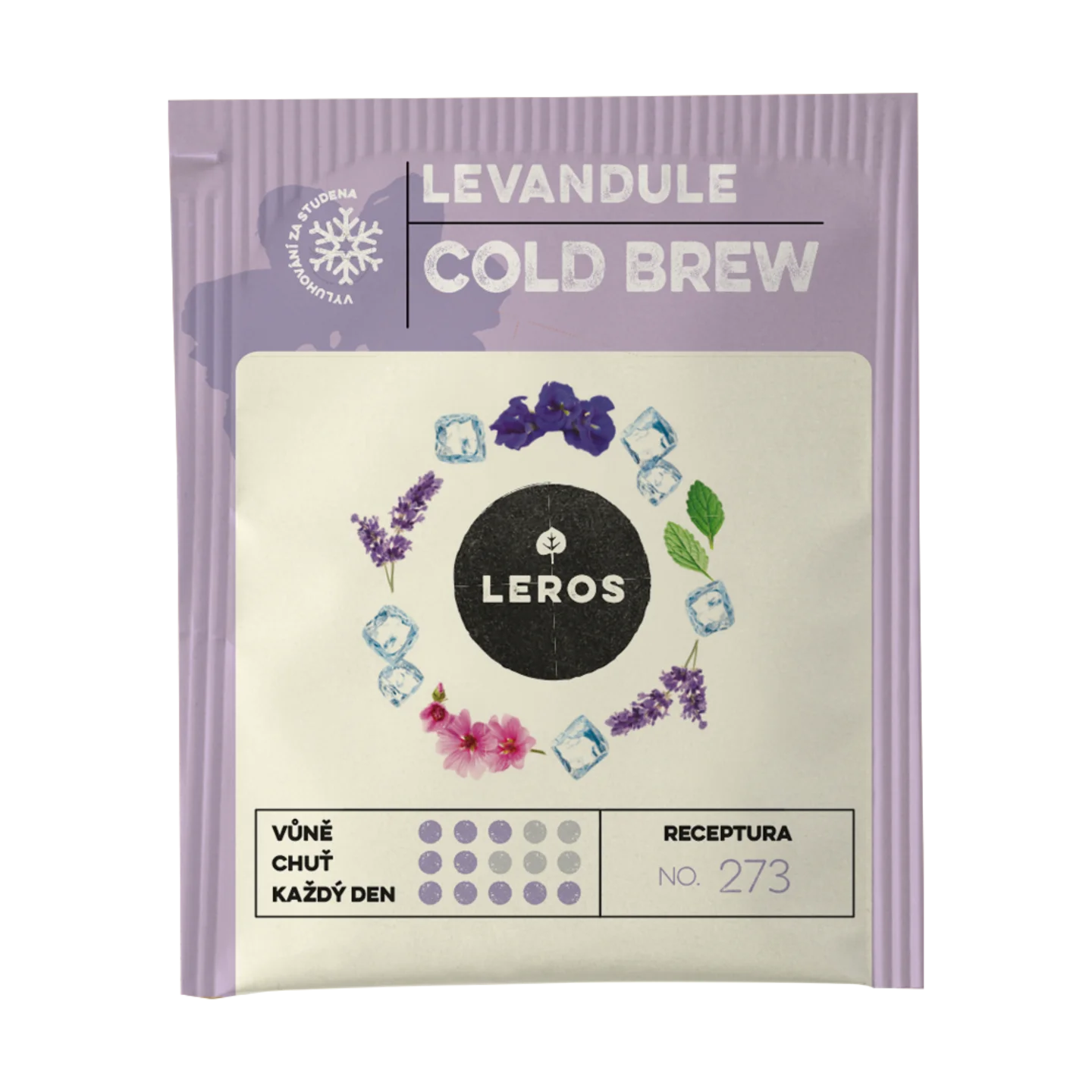 LEROS Mezcla de hierbas Lavanda Cold Brew - bolsitas de infusión (20 x 1,2 g) - para preparar té helado