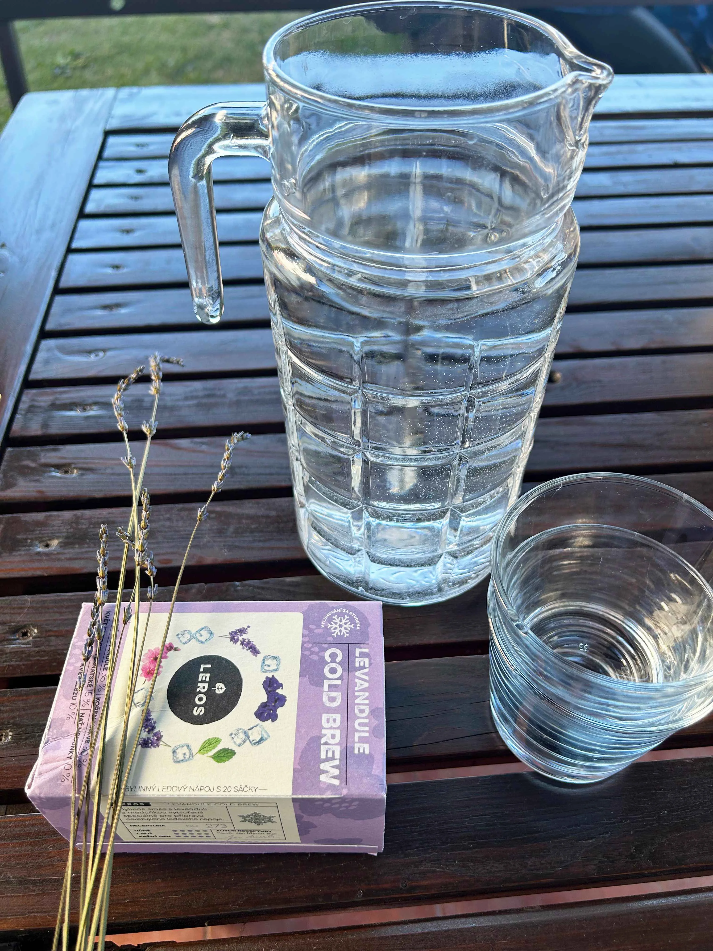 LEROS Mezcla de hierbas Lavanda Cold Brew - bolsitas de infusión (20 x 1,2 g) - para preparar té helado
