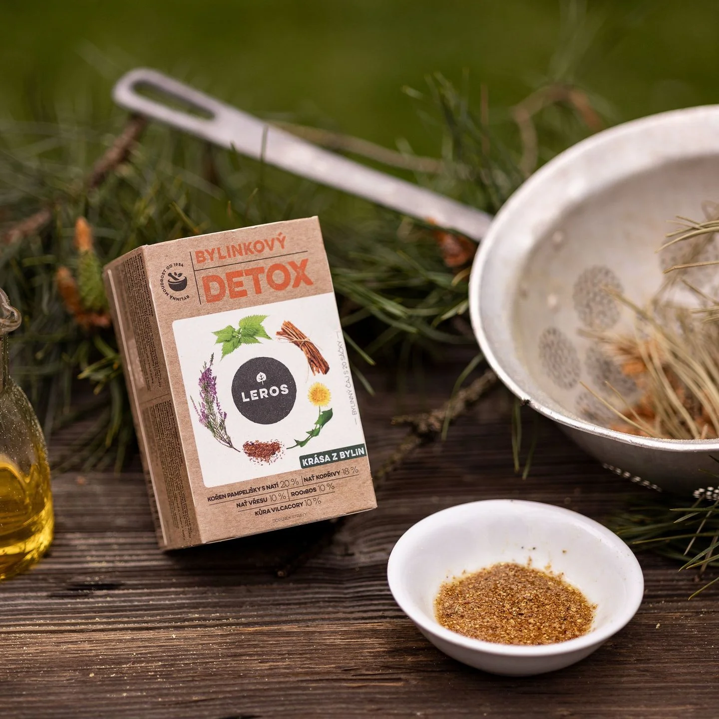 LEROS Té de hierbas Detox herbal - bolsitas de infusión (20 x 1,5 g) - para depurar el organismo